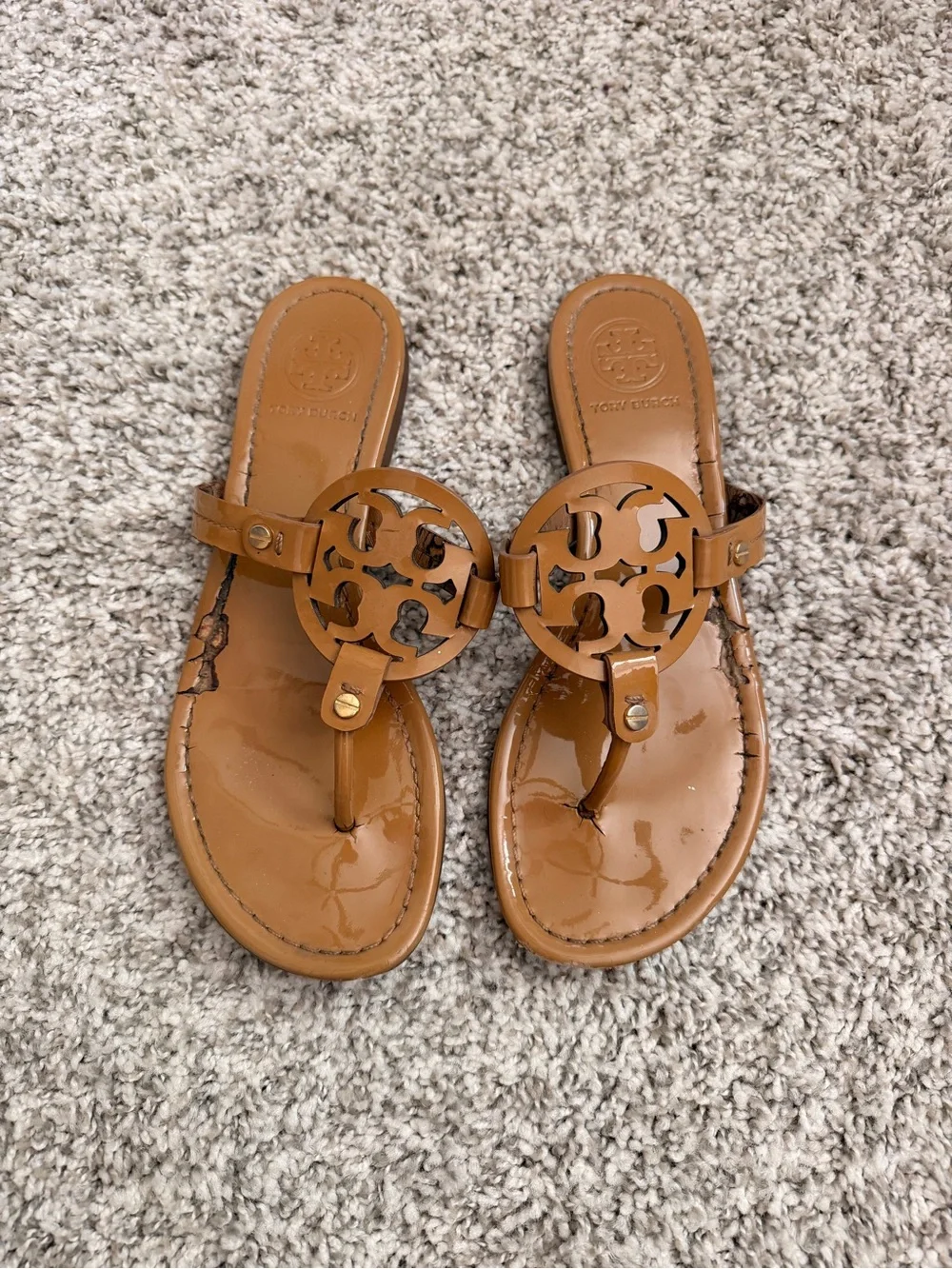 Tory Burch Tan Miller Sandals